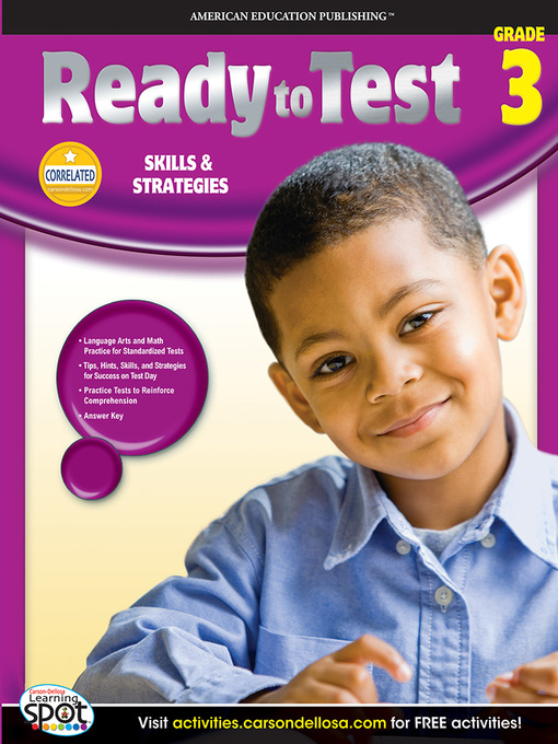 Title details for Ready to Test, Grade 3 by Carson Dellosa Education - Available